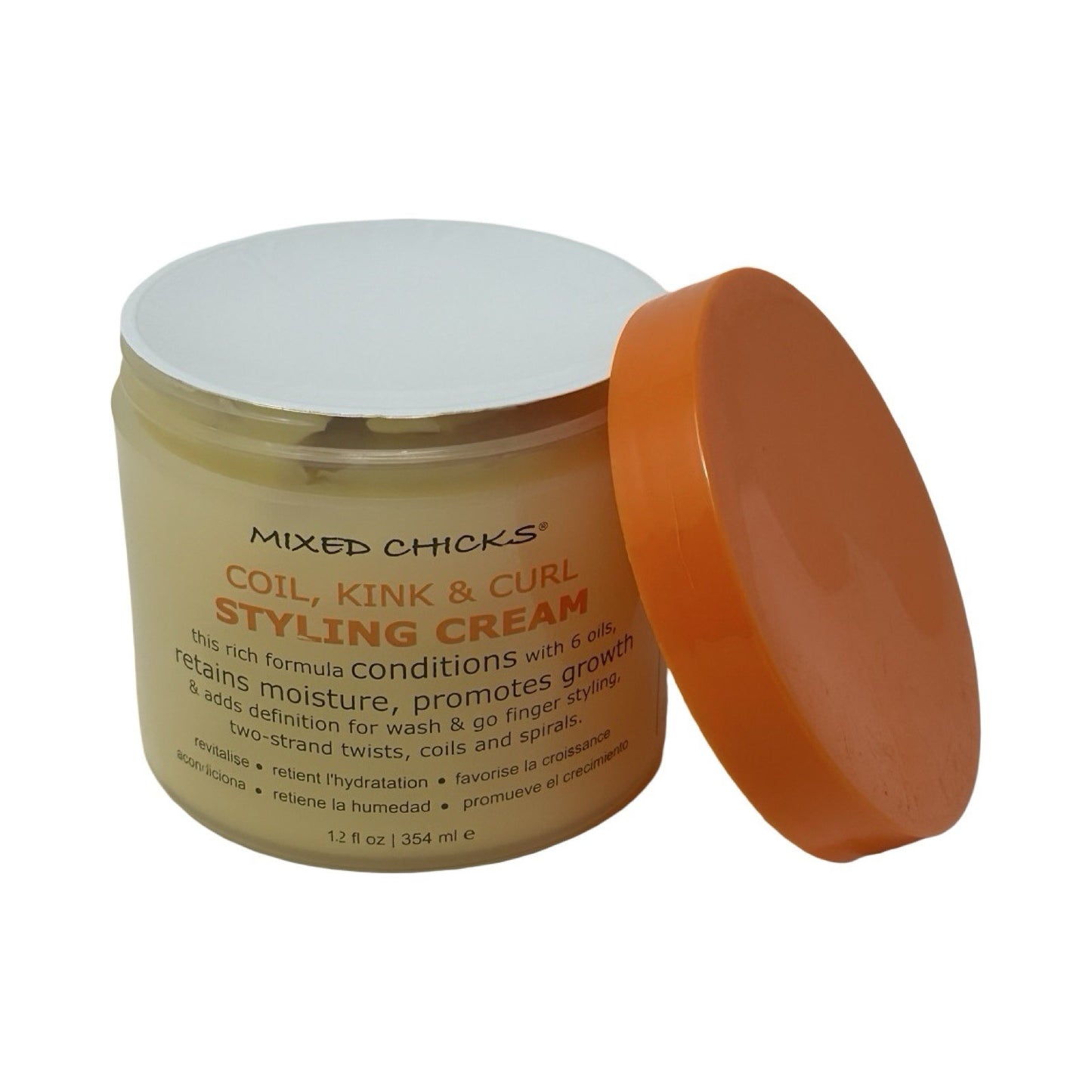 2 Pack Moisturizing Curl Styling Cream for Kinks & Coils - 12 oz Each