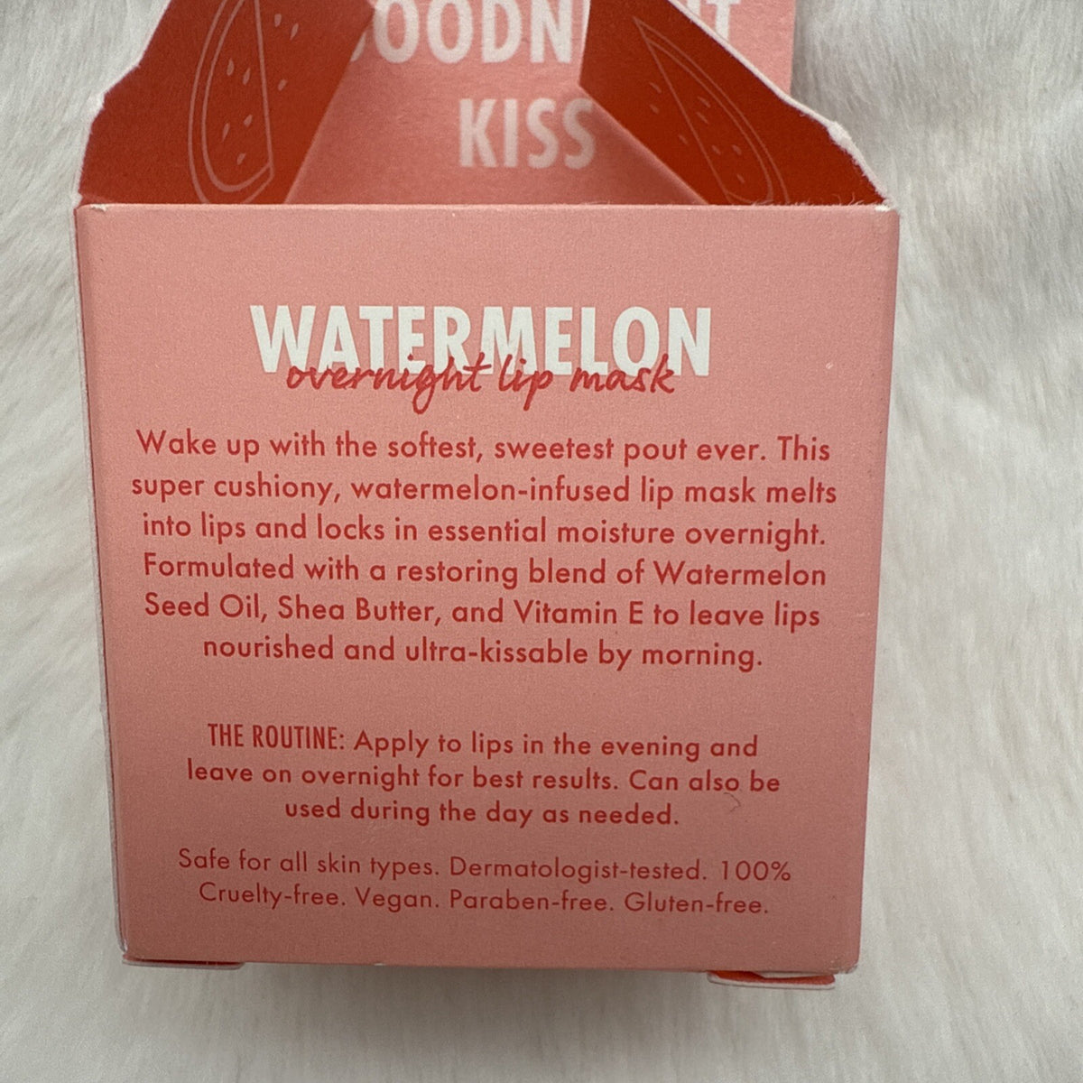 Watermelon Overnight Lip Mask - Full Size 0.5oz Lip Treatment
