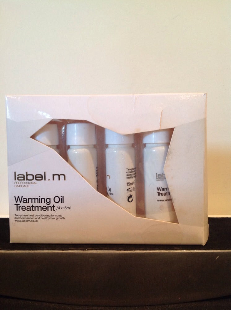 Warming Hair Oil Treatment - Micro Circulation & Hair Growth Support, 4 Pack