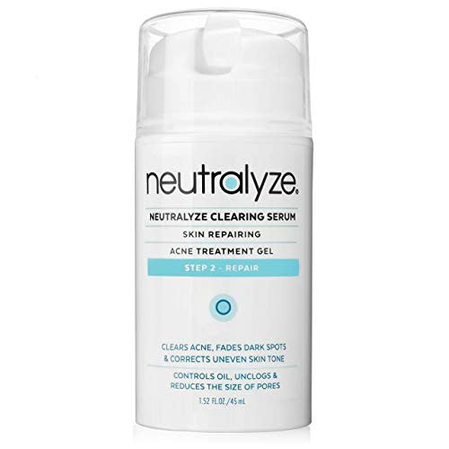 Acne Treatment Serum with Salicylic & Mandelic Acid for Severe Acne 1.52 oz