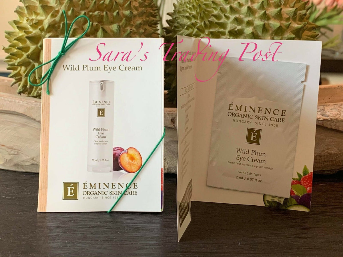 Eminence Wild Plum Eye Cream Sample Set - 6 Cards 12ml