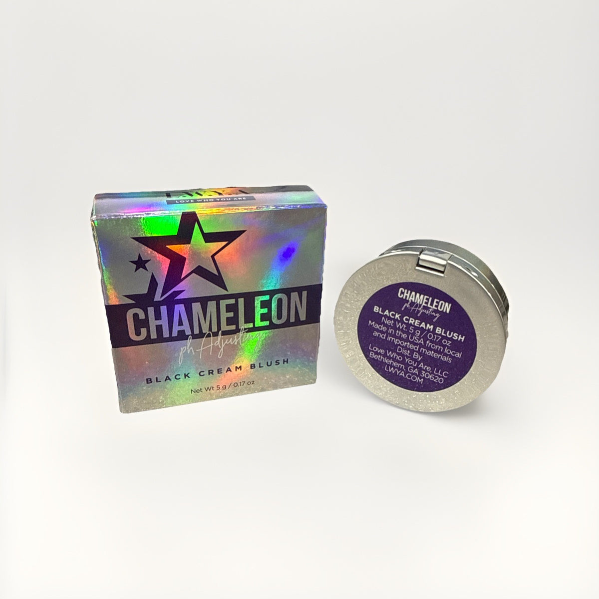 Chameleon pH Adjusting Black Cream Blush 5g - Color-Transforming Makeup