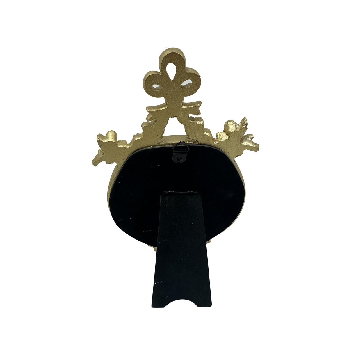 Vintage Bow Vanity Mirror - Gold Resin Tabletop Dressing Table Mirror