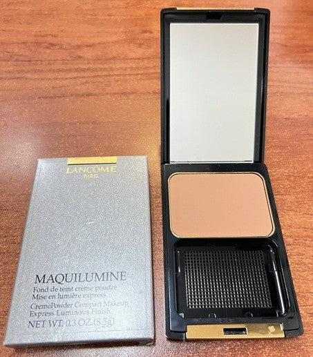 Lancome Maquilumine Creme Powder Compact Makeup Beige Bisque III 0.3 oz