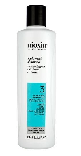 Nioxin System 3 Cleanser Shampoo for Thin Colored Hair 10.1 oz