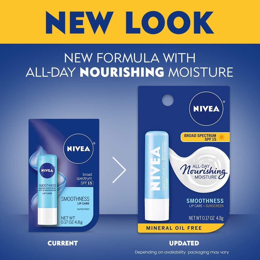 Nivea Lip Care SPF15 Broad Spectrum Sunscreen - Hydrating Lip Balm