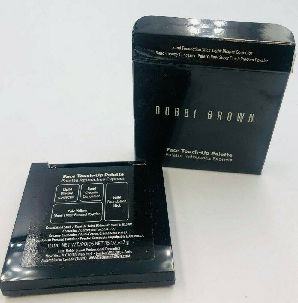 Face Touch-Up Palette with Foundation Concealer & Powder for On-the-Go Makeup