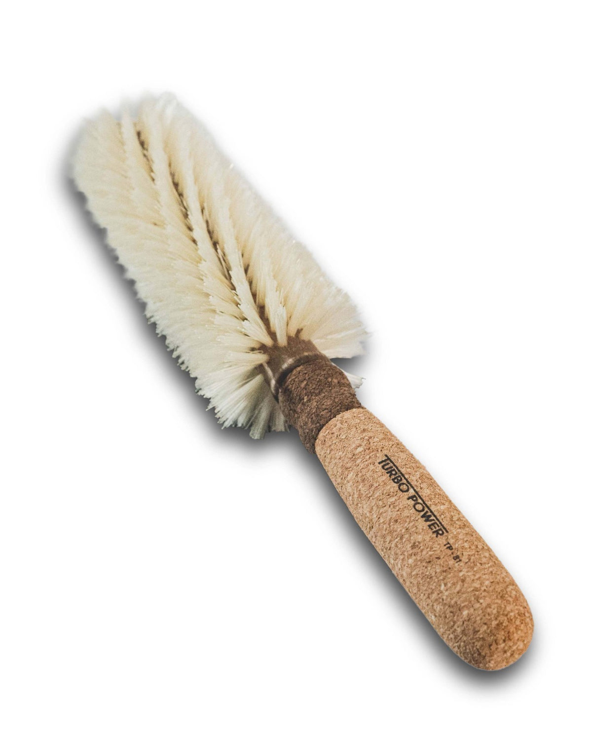 Round Boar Hair Hairbrush with Cork Handle for Blonde Hair - 2.75 Inch