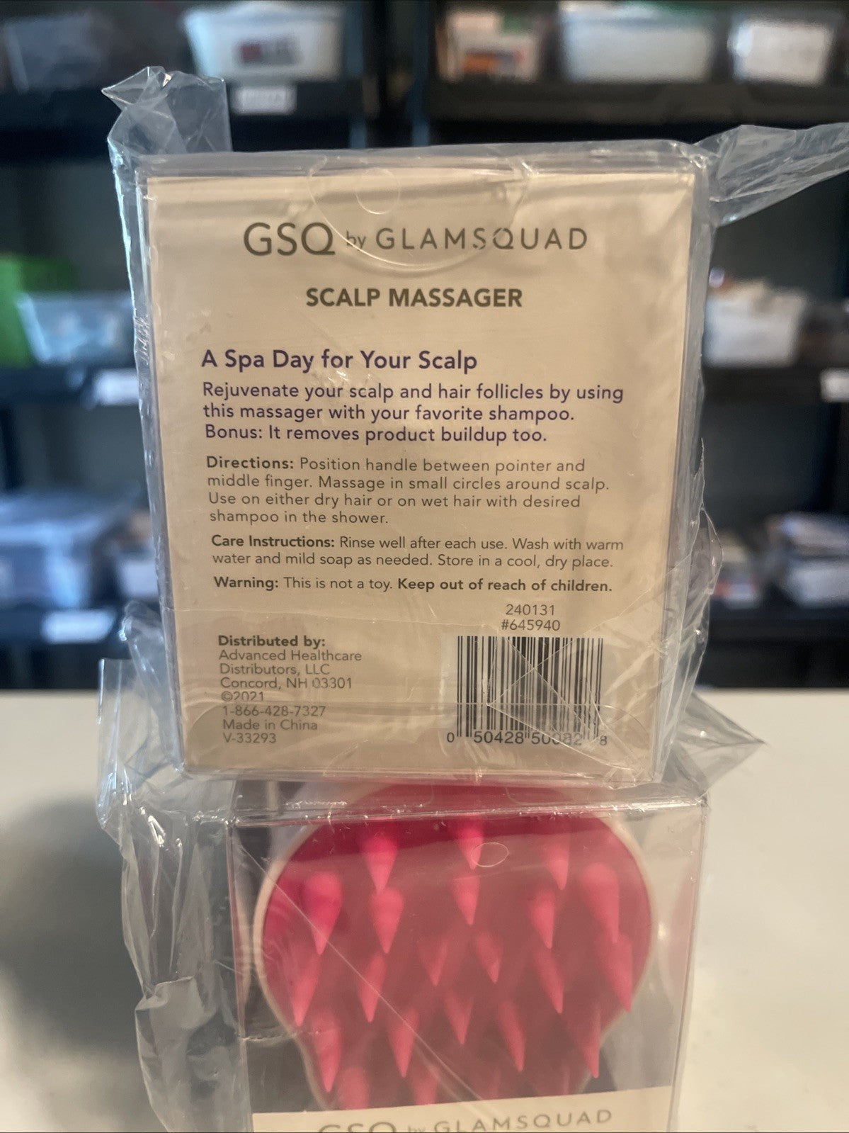 Set of 2 Manual Scalp Massagers for Relaxation and Stress Relief