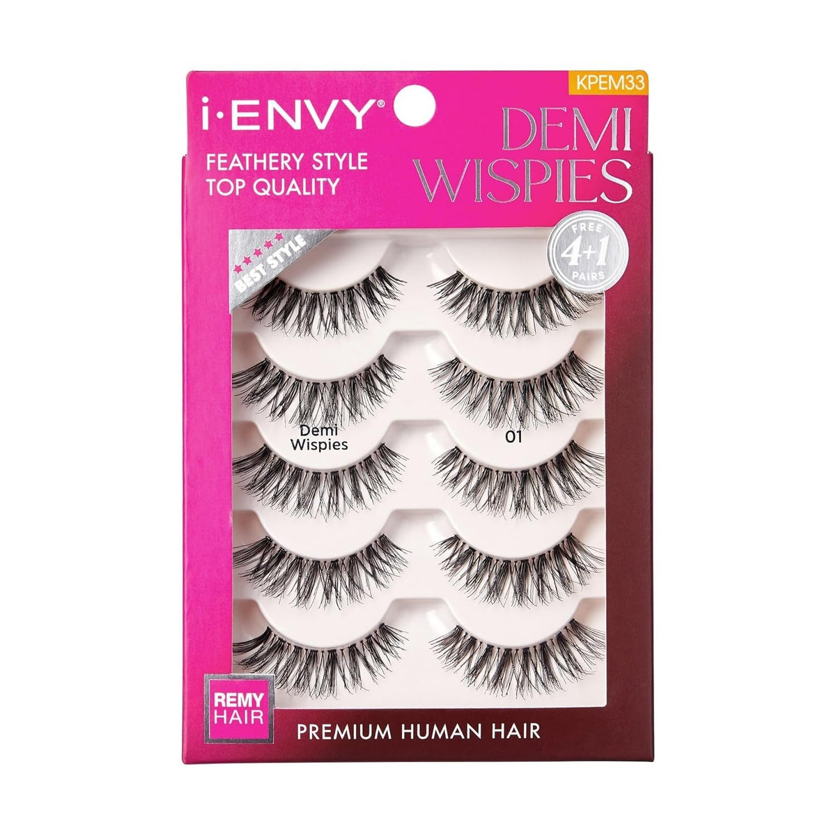 False Eyelash Set 15 Pairs Natural Human Hair Demi Wispies for Glamorous Looks