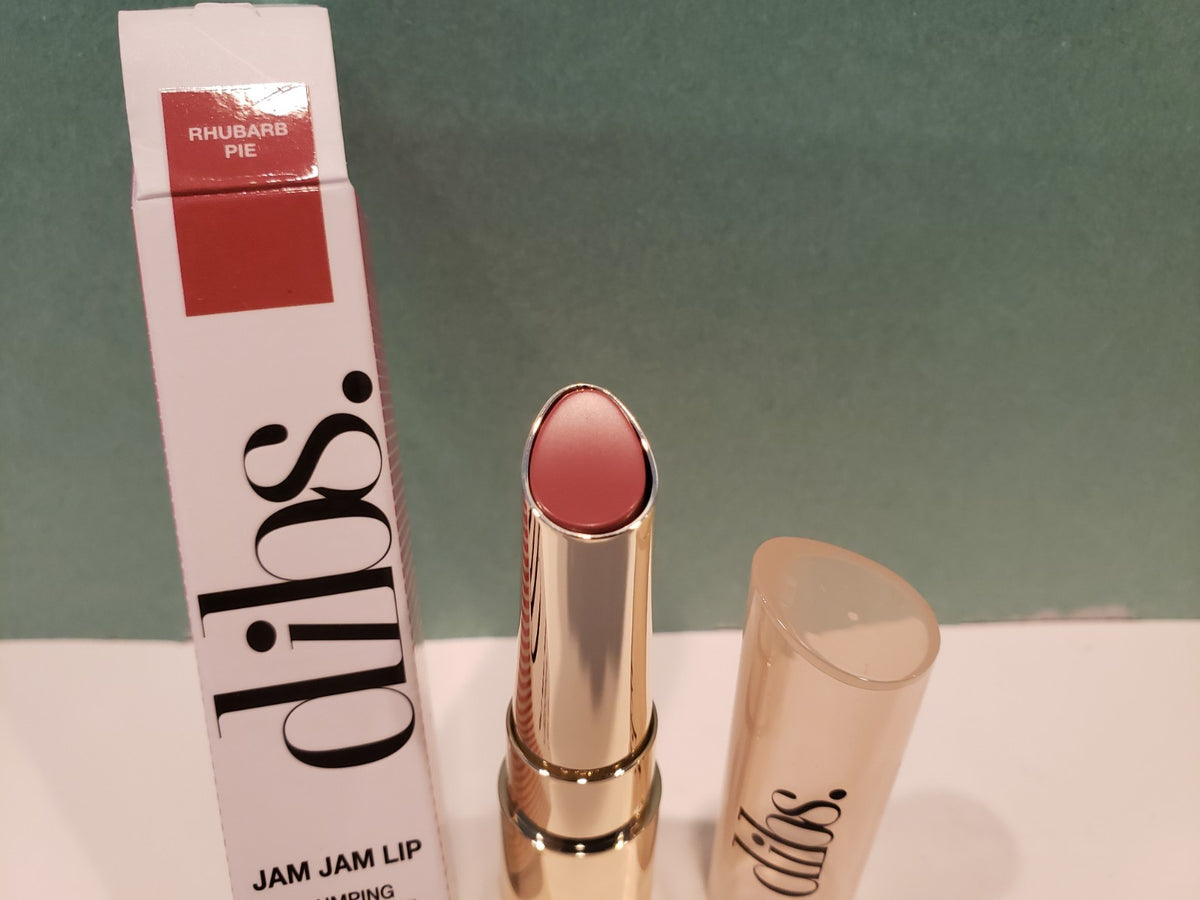 Lip Plumper Lipstick - Rhubarb Pie Shade, 0.08 Oz, Moisturizing & Volumizing