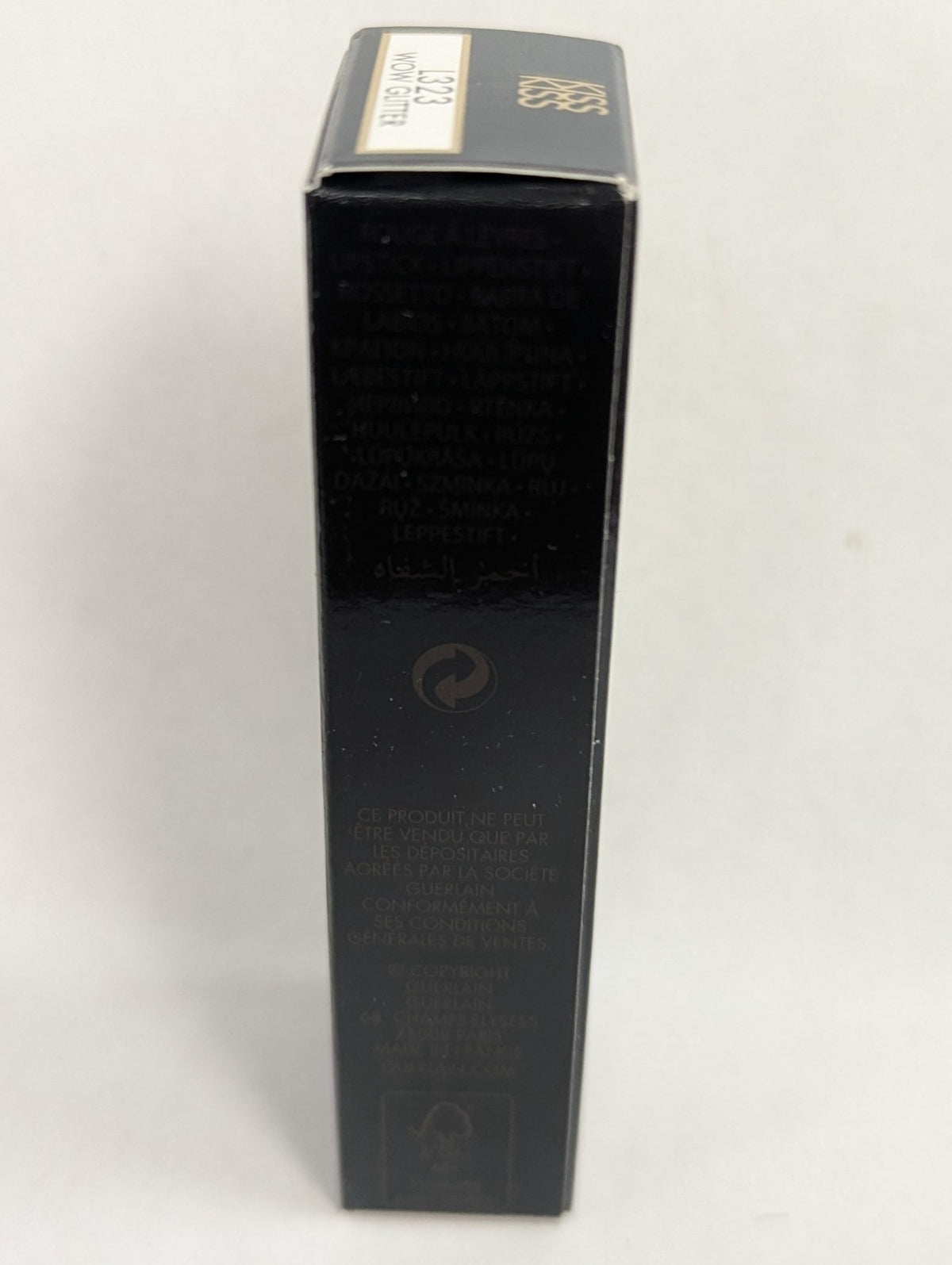 Guerlain Kiss Kiss Liquid Lipstick Set - Glitter Finish, 0.19 fl oz, L323 WOW