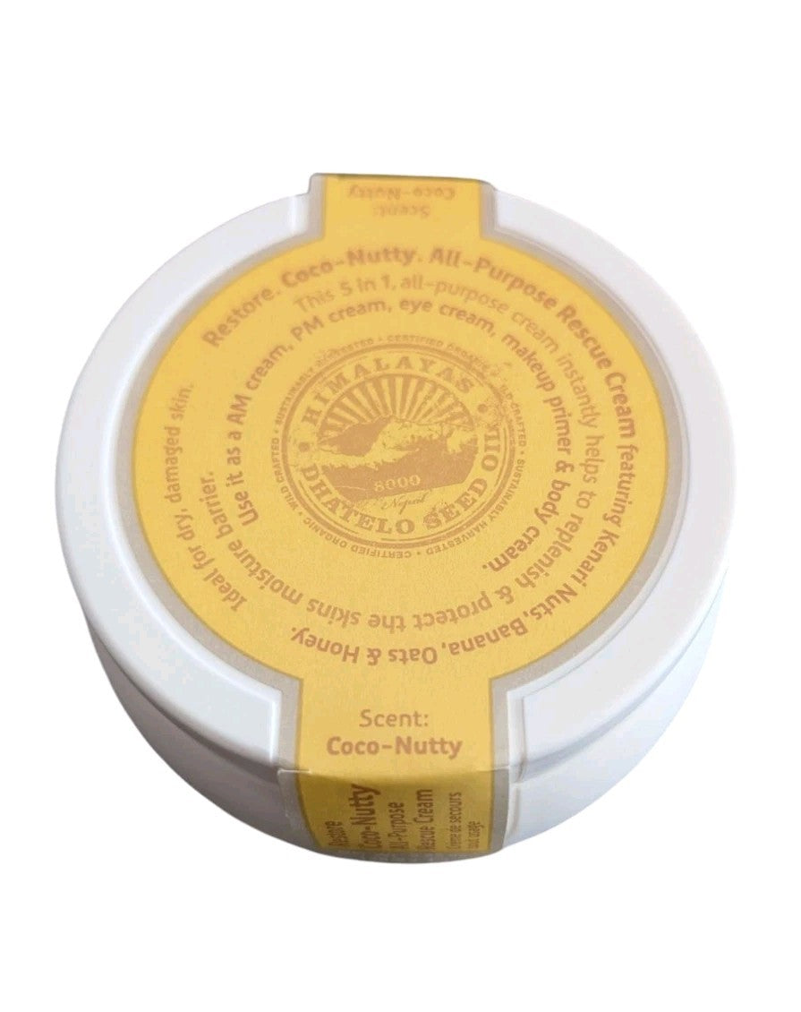 Tweak'd by Nature Rescue Cream 5.25 oz -Coco Nutty-NEW SEALED