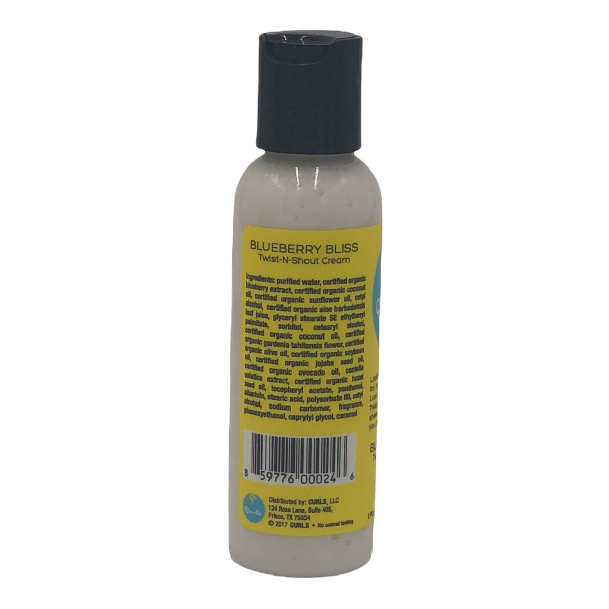 Curls Blueberry Bliss Twist N Shout Cream 4 Pack - 2 oz Travel