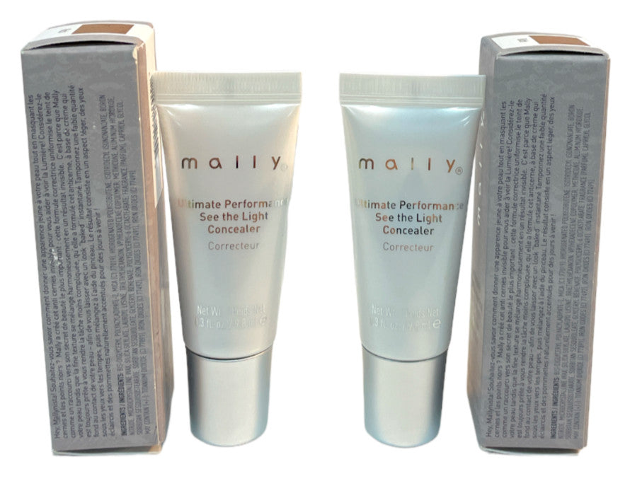 Mally Ultimate Performance Concealer Corrector - Rich, 0.3oz, Lot of 2