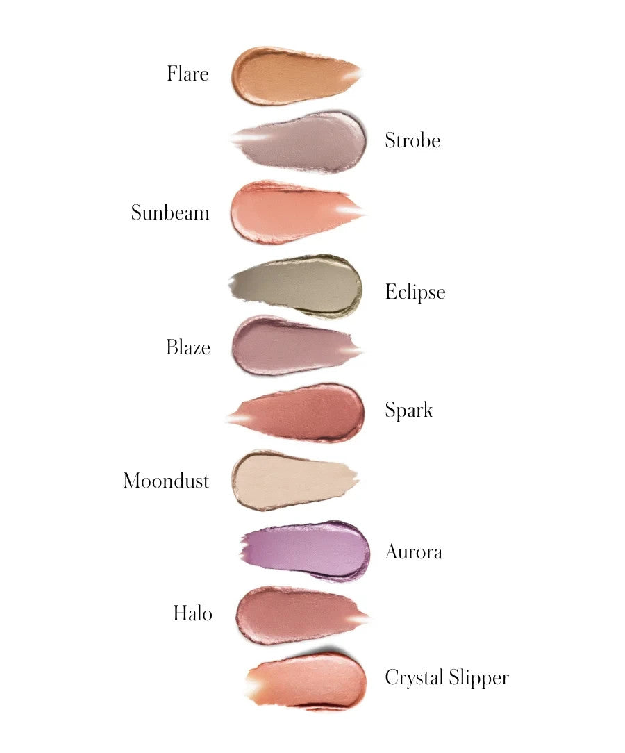 Cream Eyeshadow - Long-Wearing, Metallic, Nourishing Formula, 12 Shades