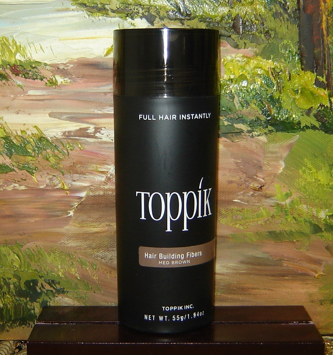 Toppik Medium Brown Hair Building Fibers - 55g