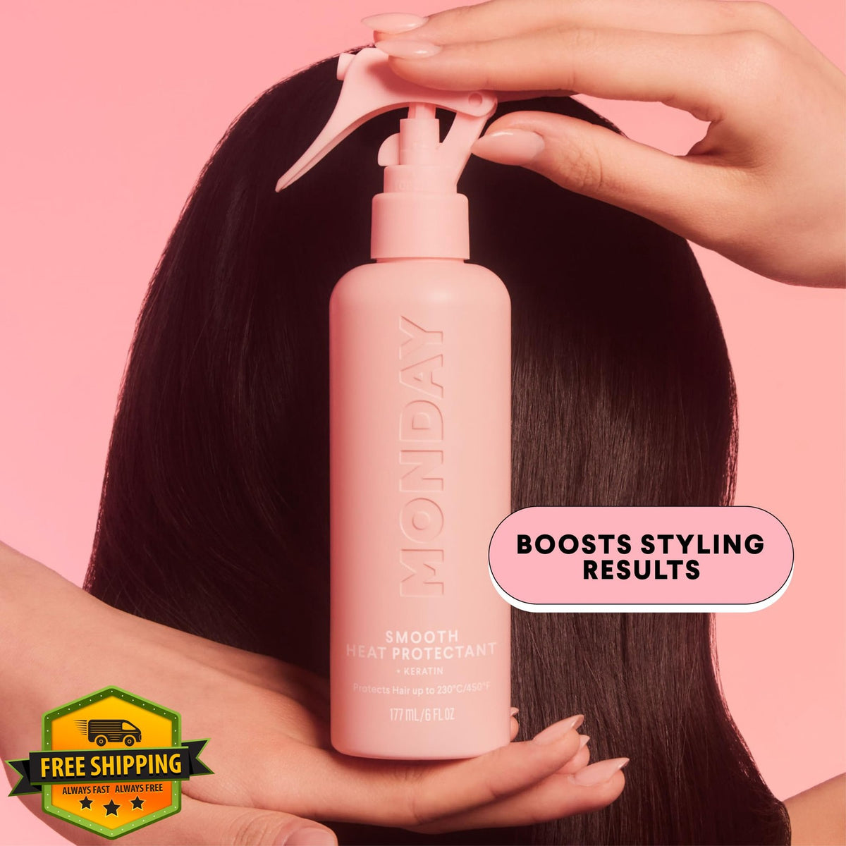 Keratin Heat Protectant Spray 6oz - Pack of 2