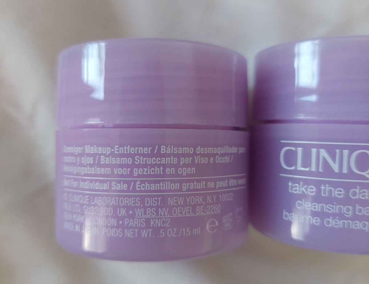 Clinique Take the Day Off Cleansing Balm Makeup Remover Set 0.5 oz x 2