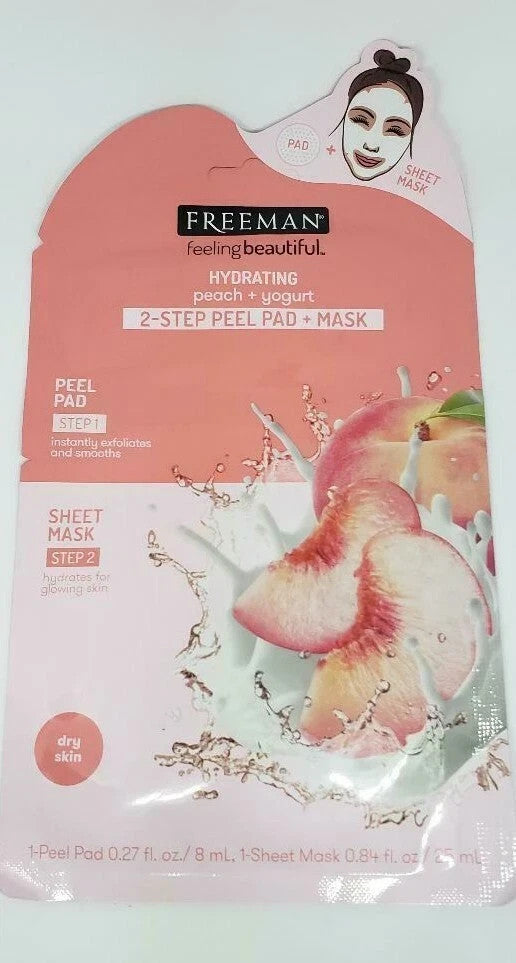 Hydrating Peel Pad + Mask Peach & Yogurt - 4 Pack