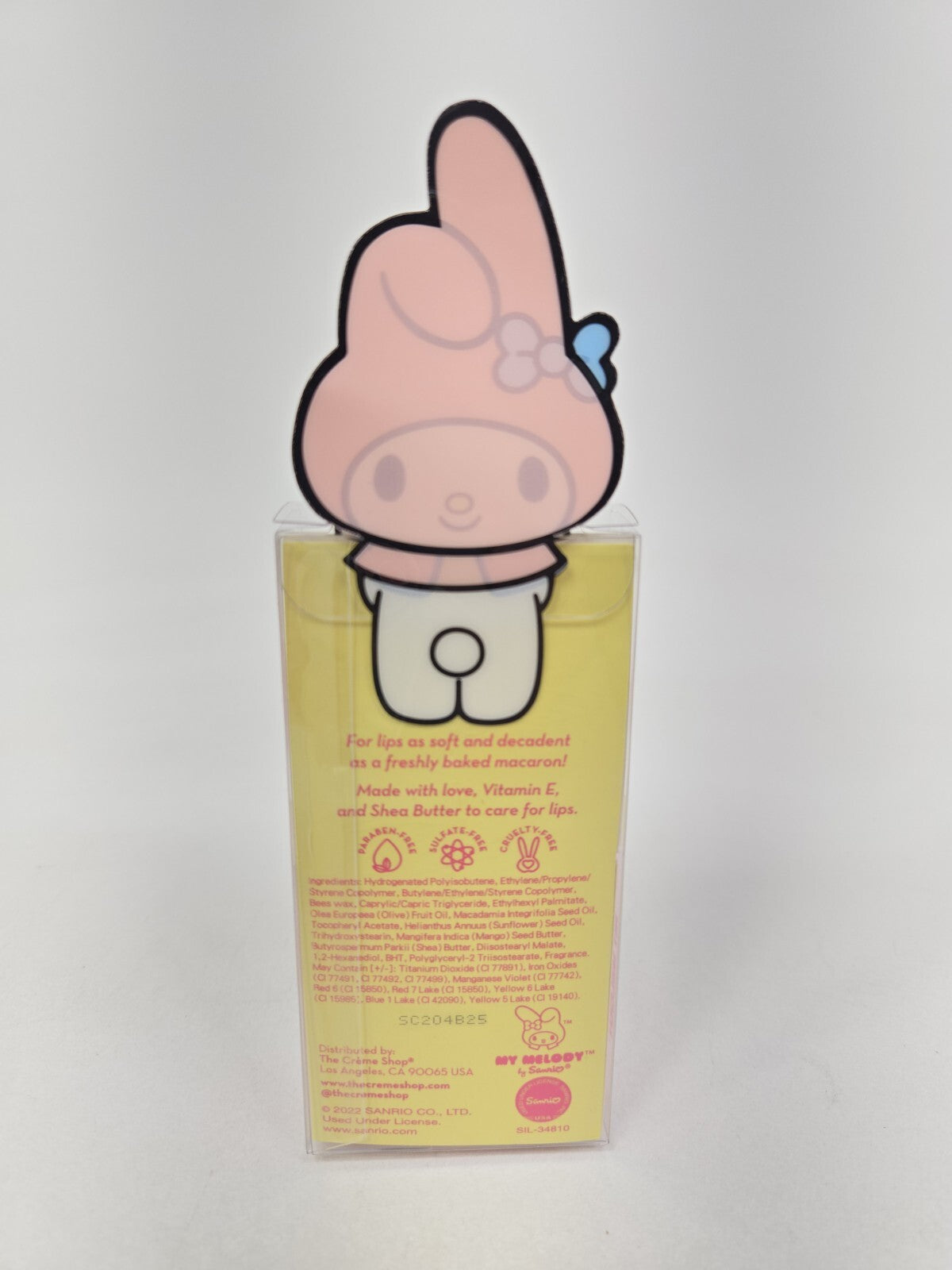 Moisturizing Strawberry Banana Lip Balm Macaron | The Creme Shop x My Melody