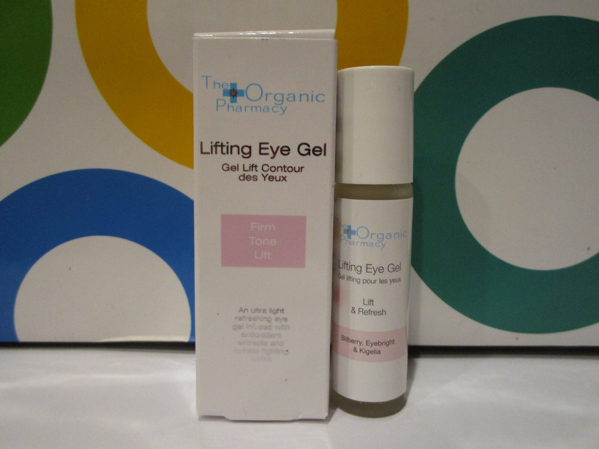 Lifting Eye Gel - Organic Eye Care Serum for Brightening & Firming - 0.34 oz