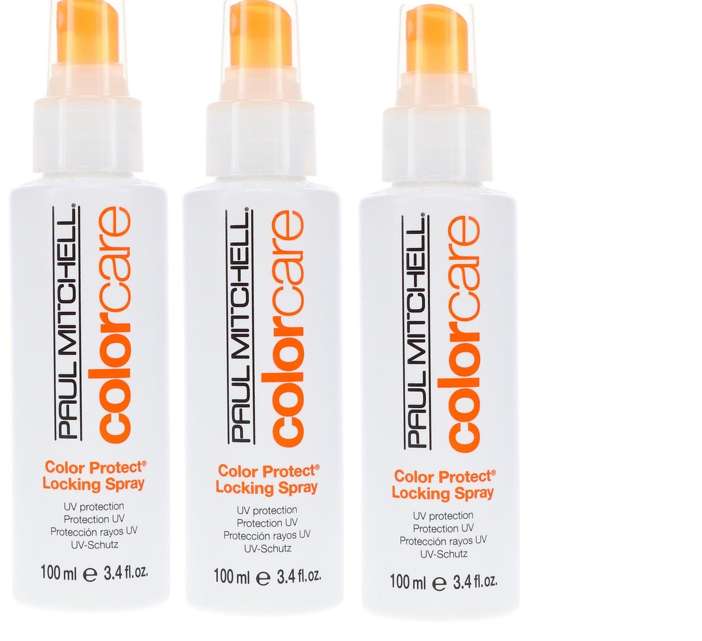 Travel Size Hair Spray for Color-Treated Hair - Locks in Shine & Protects UV Sunscreen 3 Pack