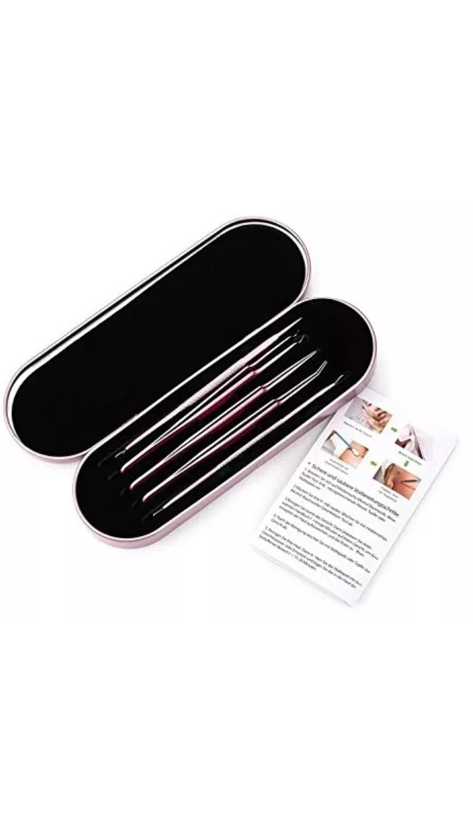 Blackhead Remover Kit 5 Pimple Comedone Extractor Tools for Acne & Skin Care