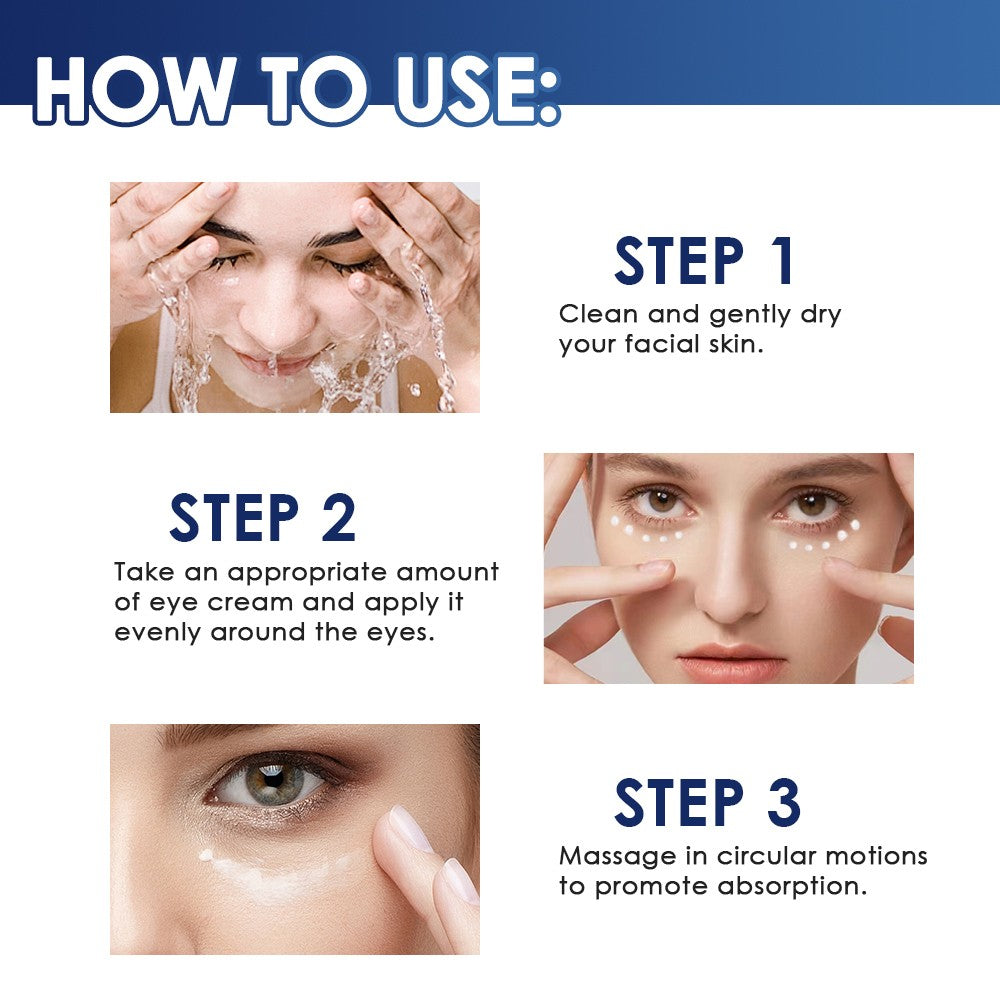 Collagen Eye Cream for Dark Circles & Wrinkles - Firming Hydrating 15ml