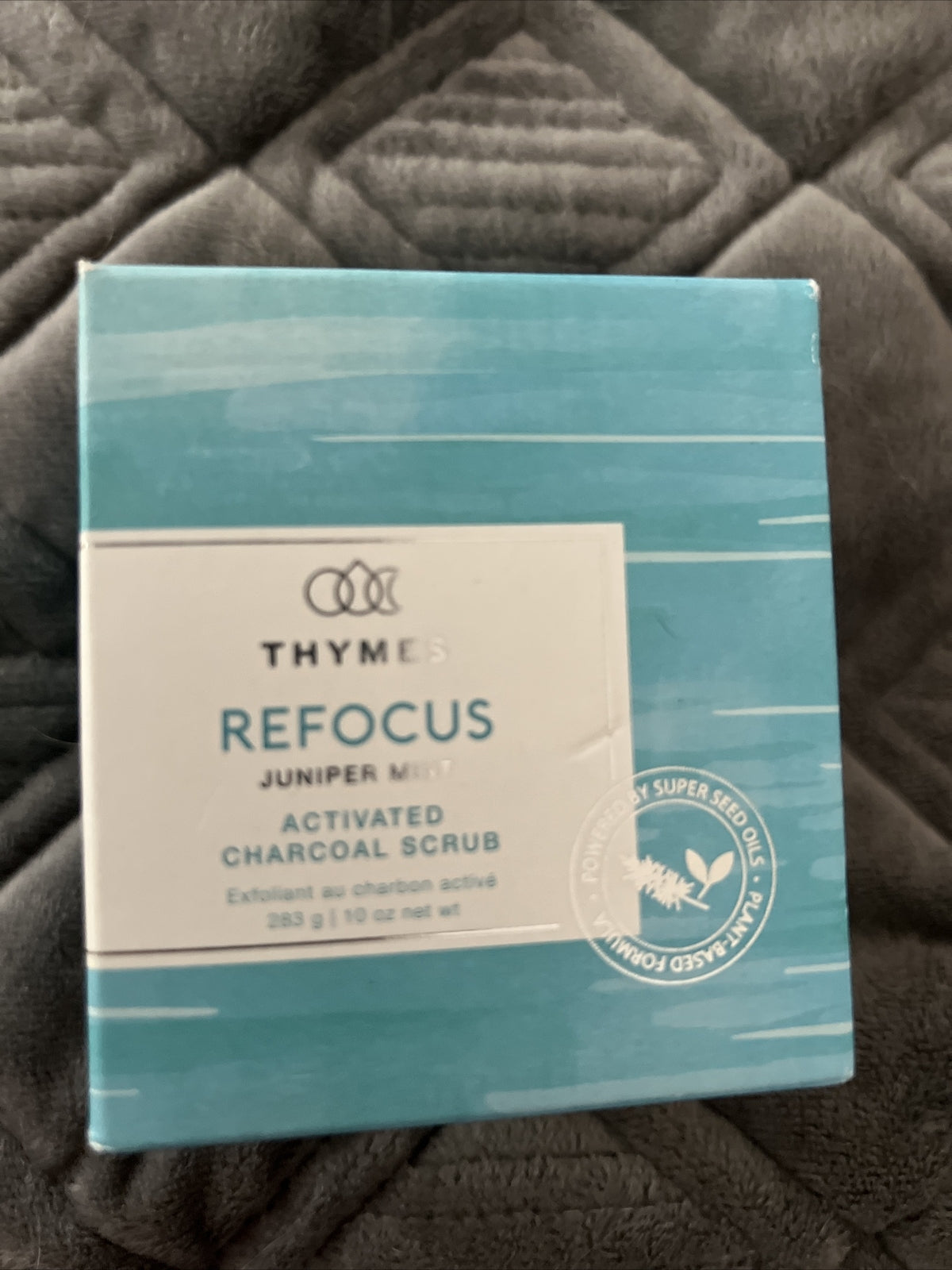 Activated Charcoal Scrub - Juniper Mint Refresh, 10 oz