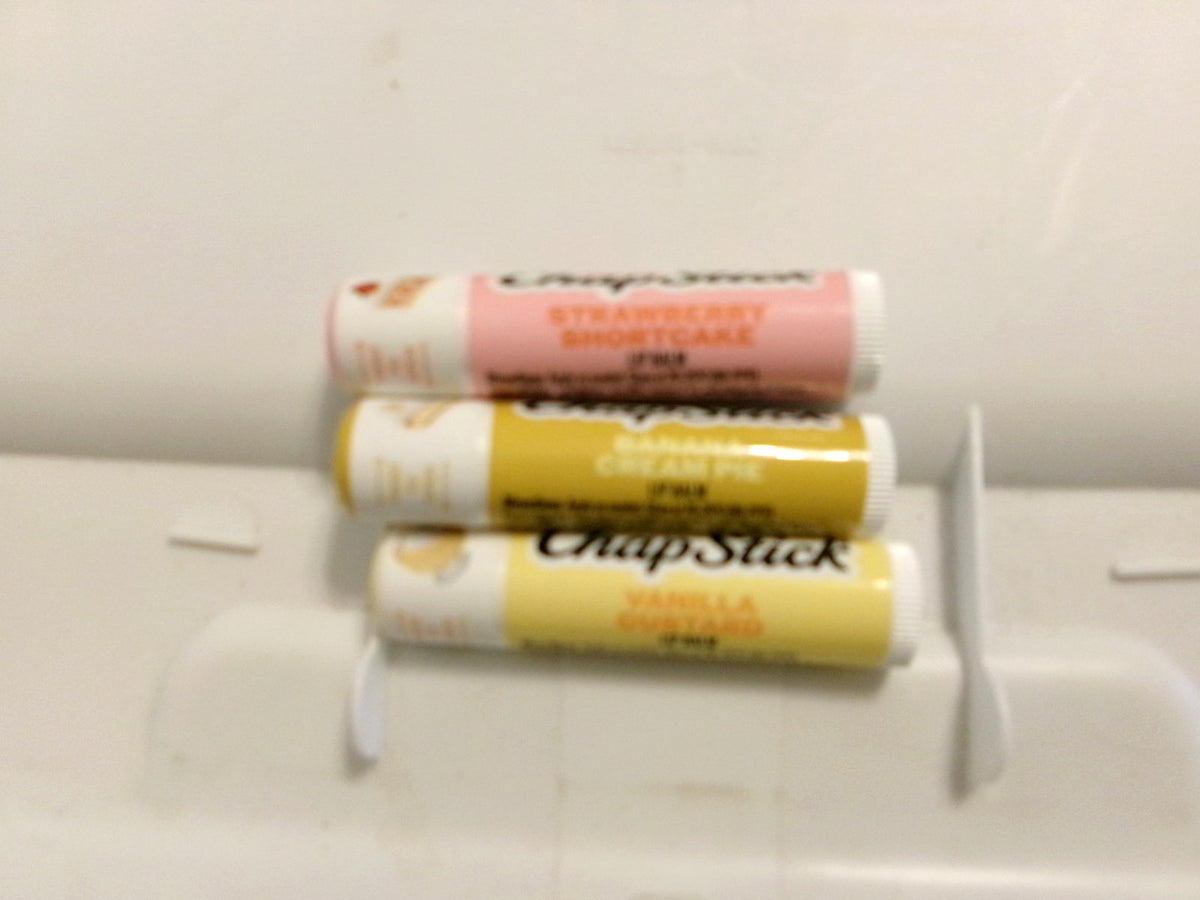 ChapStick Lip Balm Trio - Banana Cream Pie, Strawberry Shortcake, Vanilla Custard