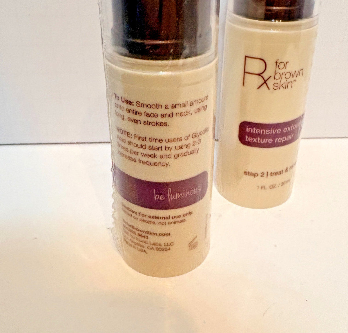 Rx for Brown Skin Intensive Exfoliating Texture Repair 2-Pack