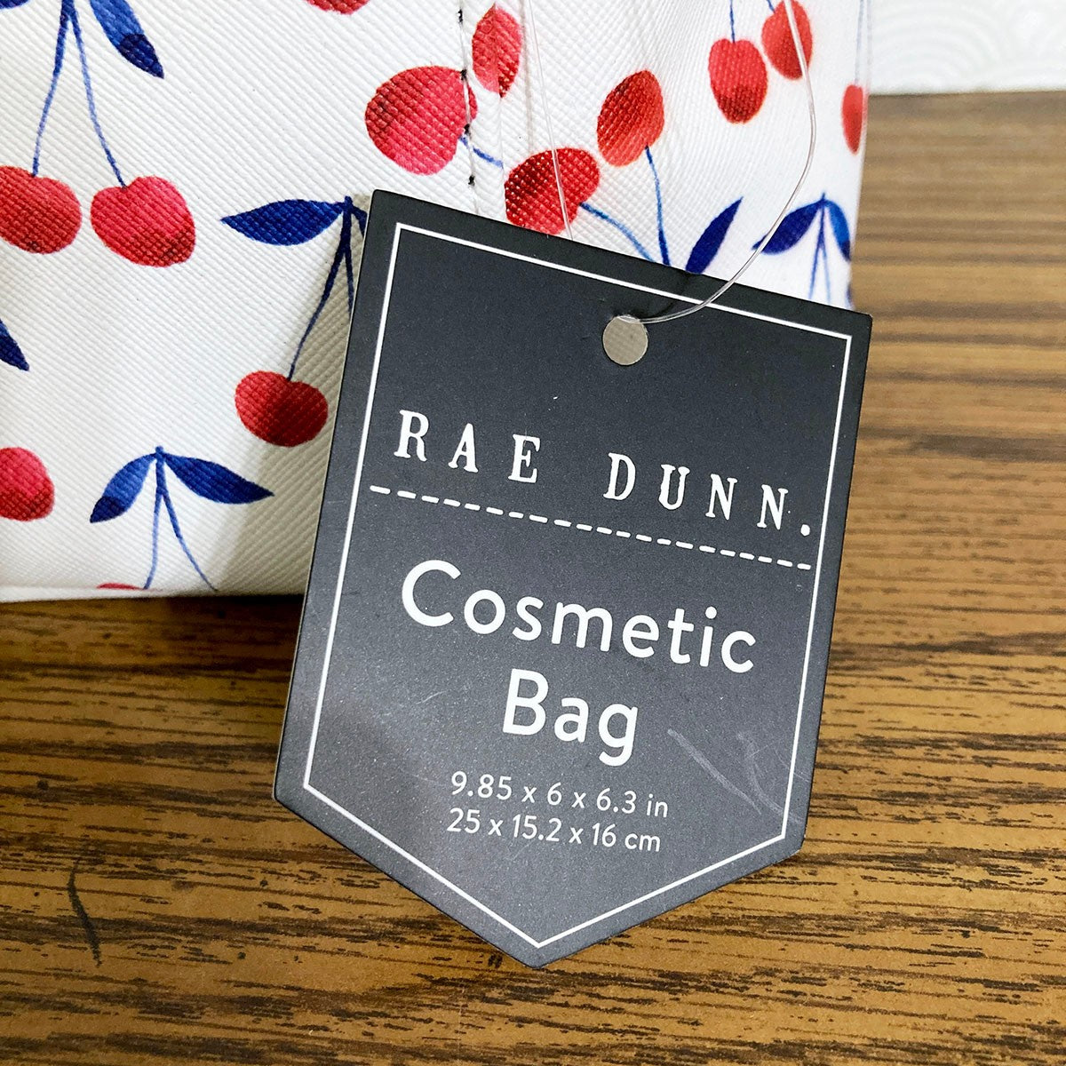 Large Makeup & Travel Cosmetic Train Case with Cherry Design