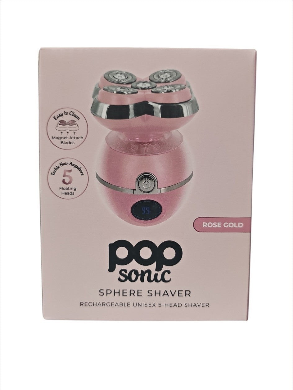 Pop Sonic Clover Facial Cleansing Device with Lavender and Marble Case