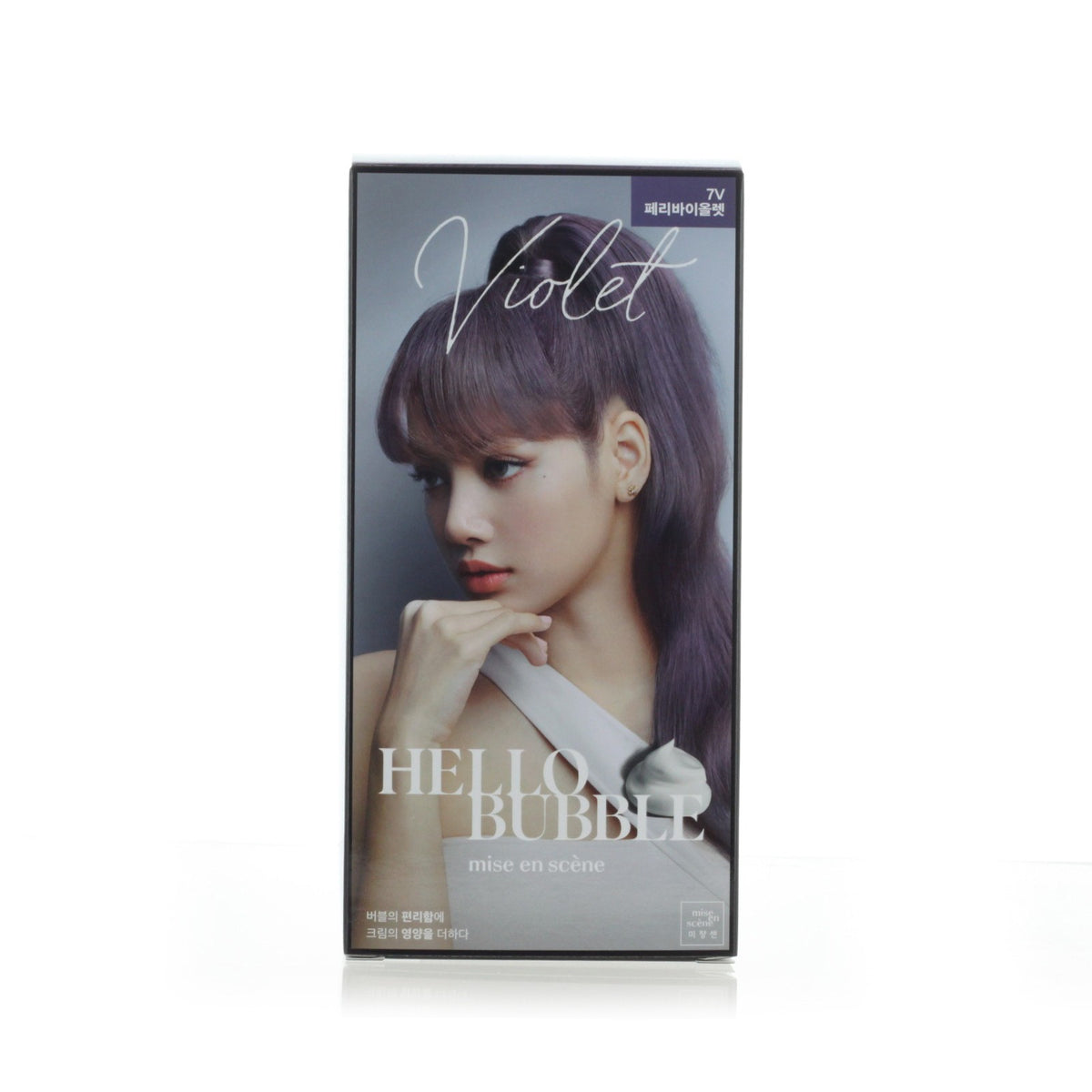 K-Beauty Hair Dye Foam - Violet Peri Self-Application, Fast 10 Min