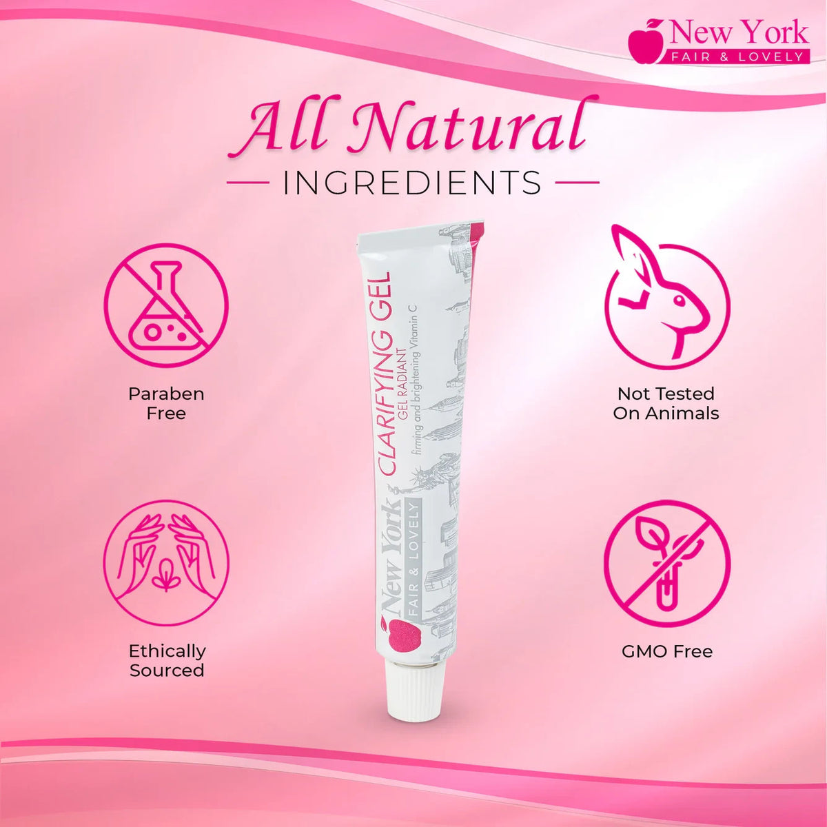 New York Fair & Lovely Clarifying Gel - Skin Brightening & Spot Treatment 1 oz