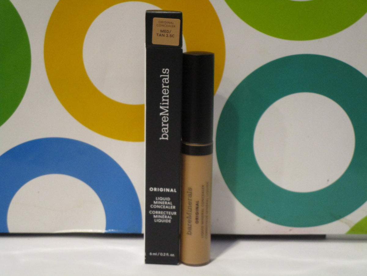 Bare Minerals Liquid Mineral Concealer Med Tan 3.5C 0.2 Oz Face Makeup
