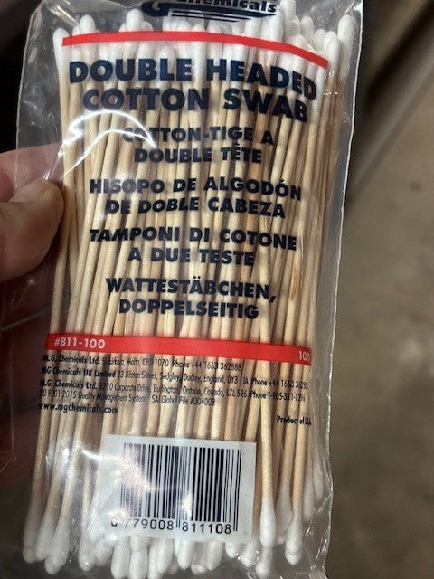 Chemical Cotton Swabs Pack of 100 - MG Chemical