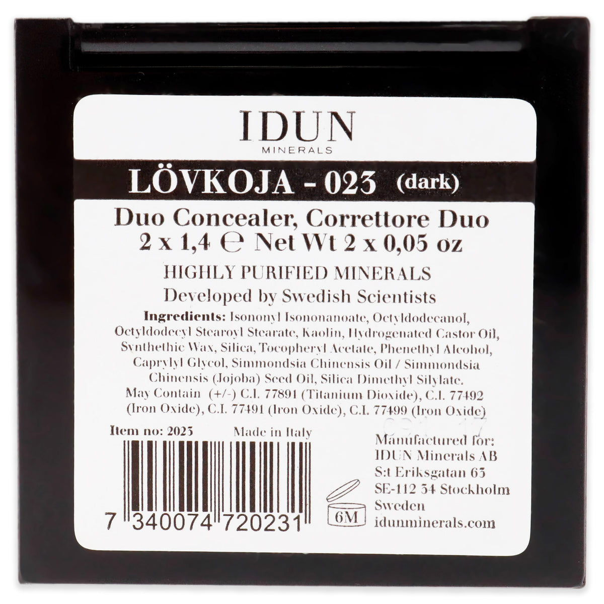 Women’s Concealer with Jojoba Oil - High Coverage, Long-Wear, 0.9 oz