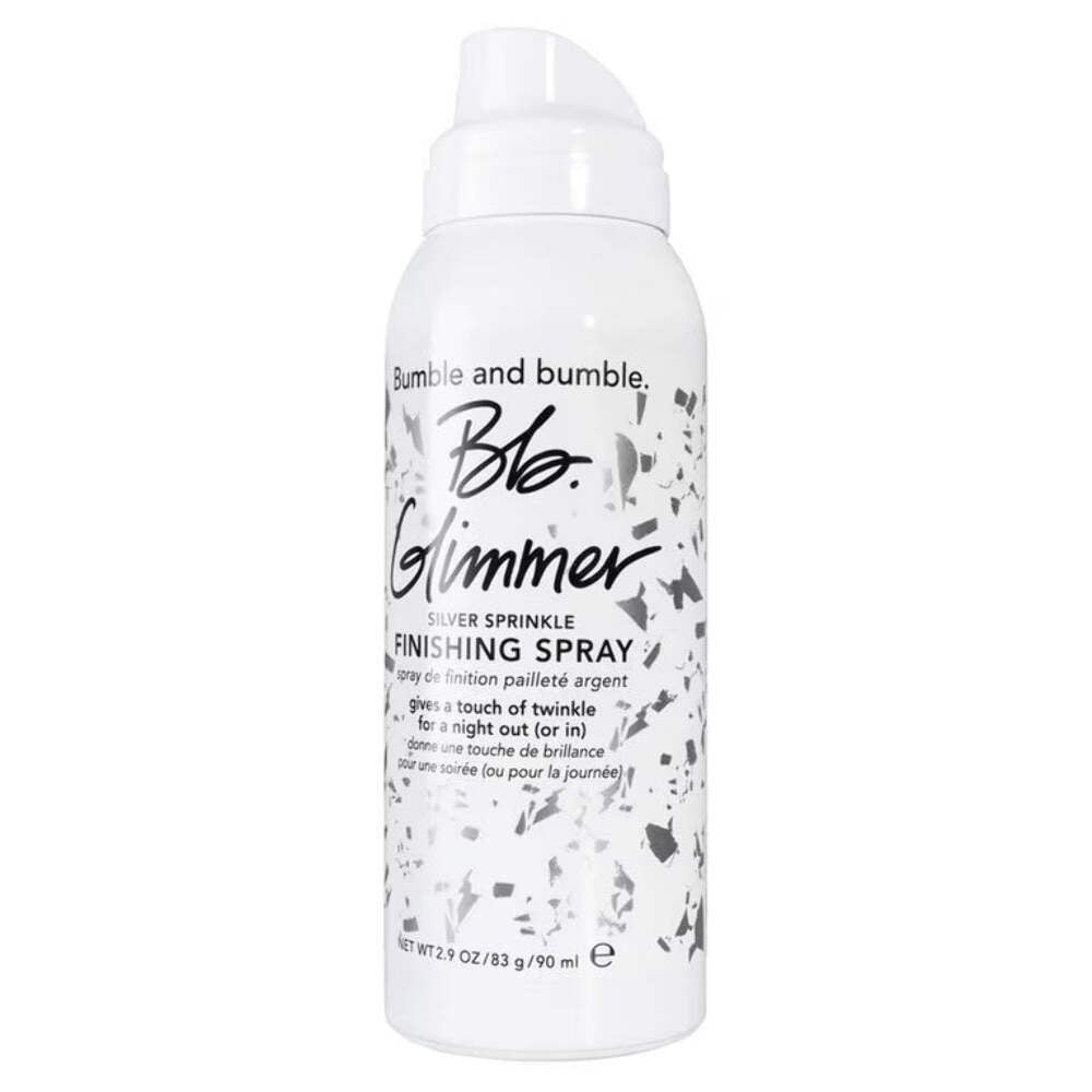 Silver Shimmer Hair Spray for All Hair Types - Light Hold & Festive Glitter