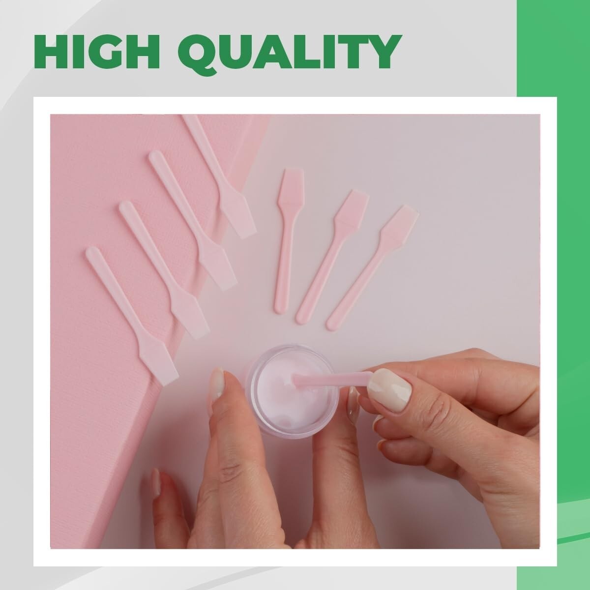 Plastic Cosmetic Spatulas 2.5 Inch Pink Pack of 500 - Makeup & Skincare Tools