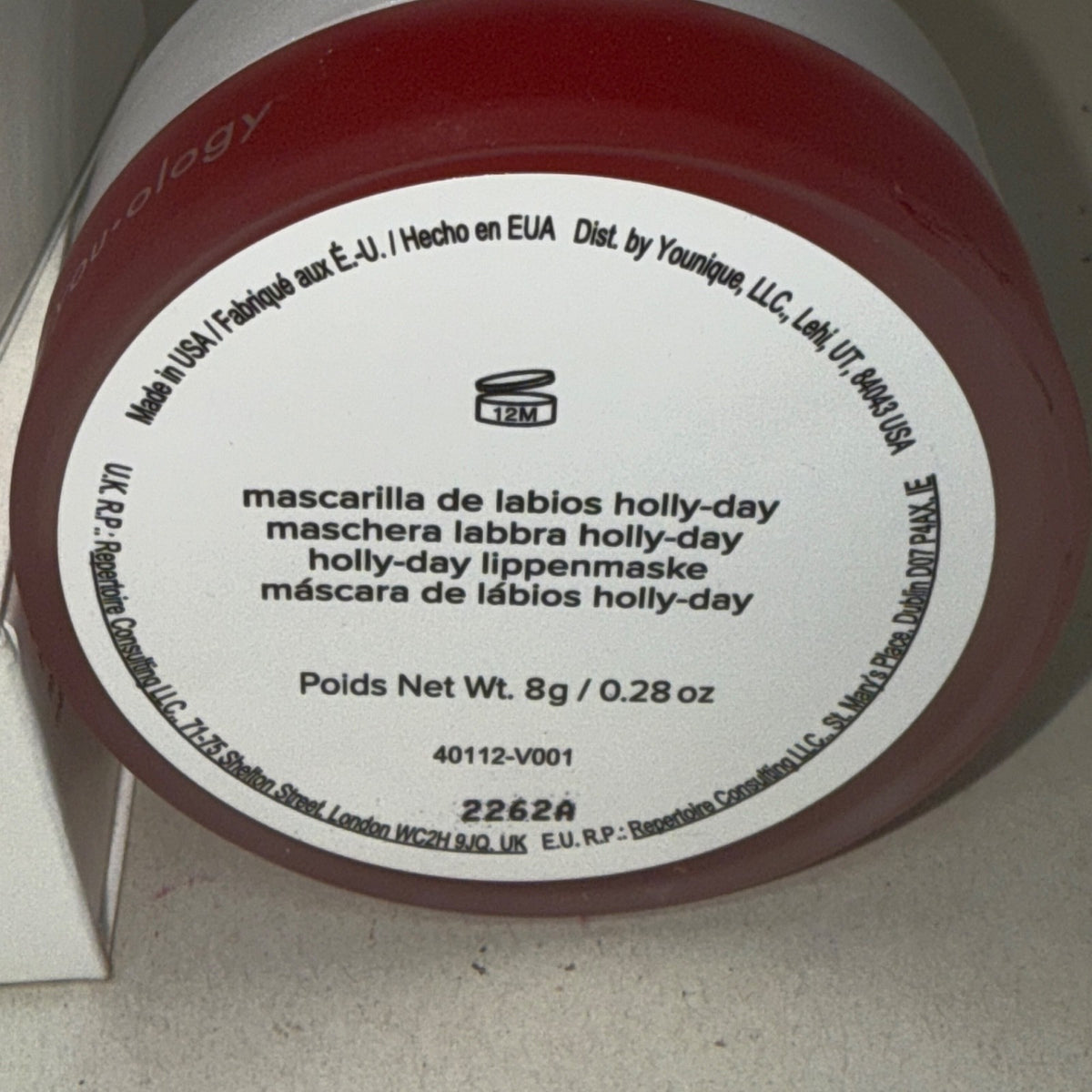 Lip Mask Set - Holly Day Lip Treatment 0.28 oz 2 Pack