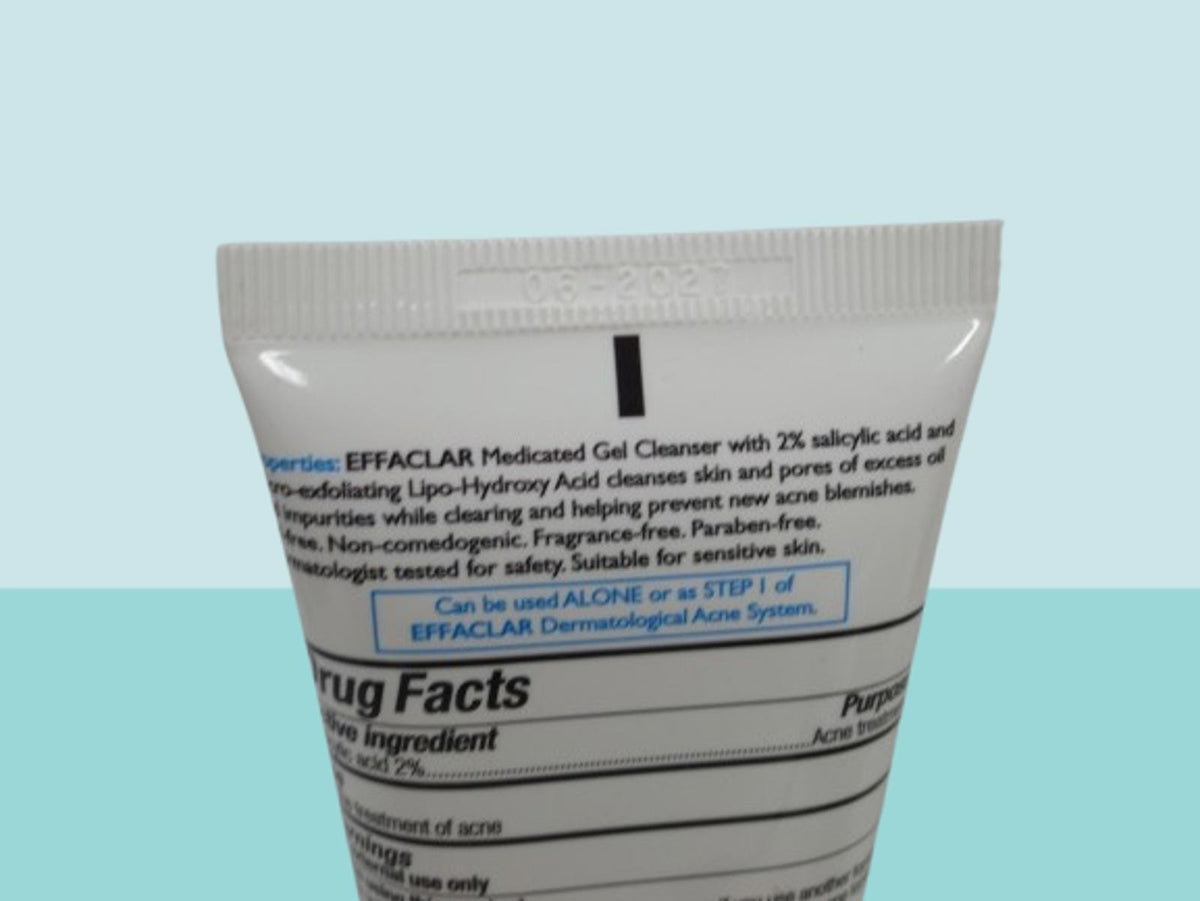Medicated Facial Cleanser Gel for Acne-Prone Skin - 3.4 Oz, Set of 2