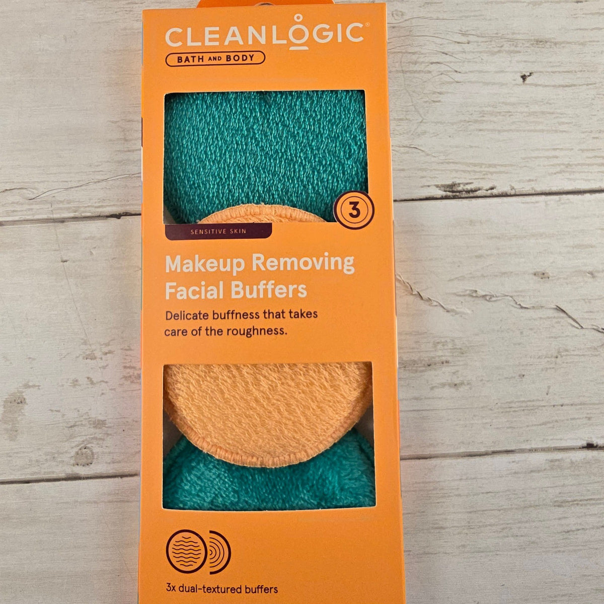 Sensitive Skin Body Exfoliators & Makeup Remover Buffers - 2-Pack & 3-Pack