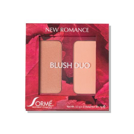 Romance Blush Duo Compact - Natural Finish, Hydrating with Vitamin D