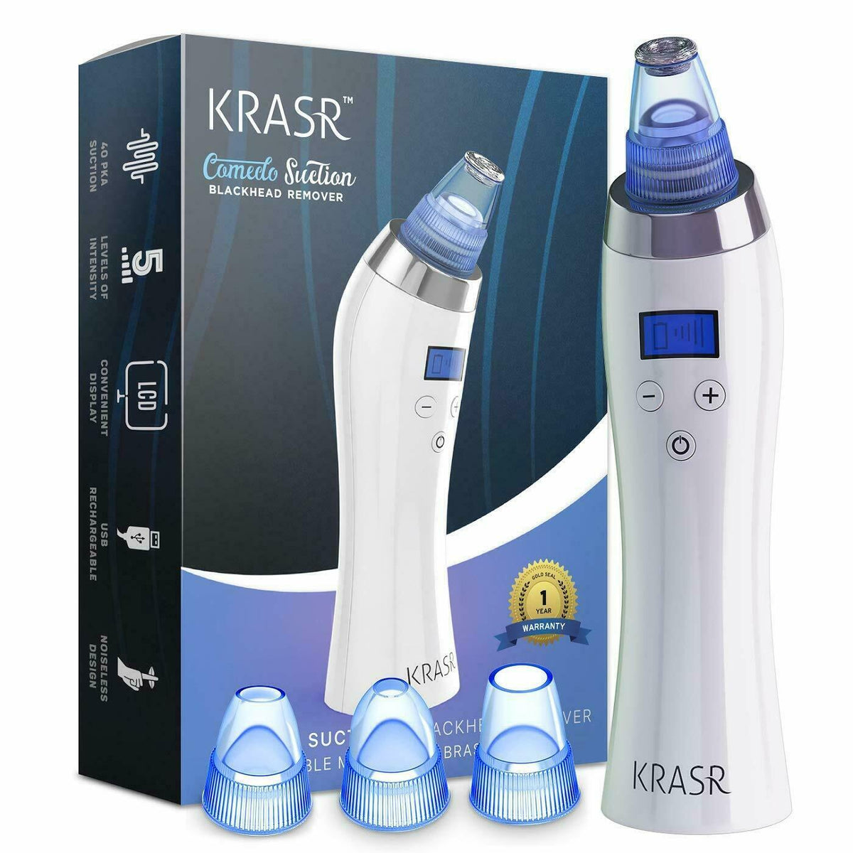 Blackhead Remover Vacuum Facial Pore Cleaner - Electric Acne Extractor