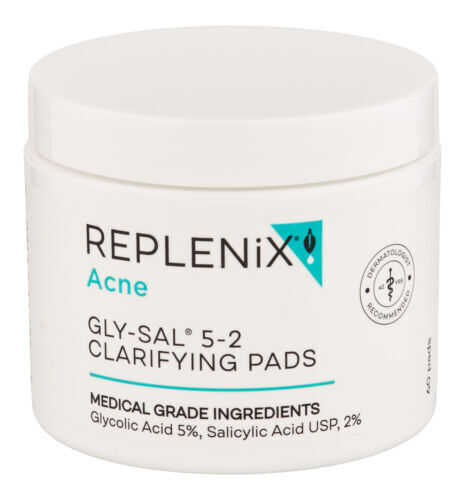 Glycolic and Salicylic Acid Acne Treatment Pads - 60 Count