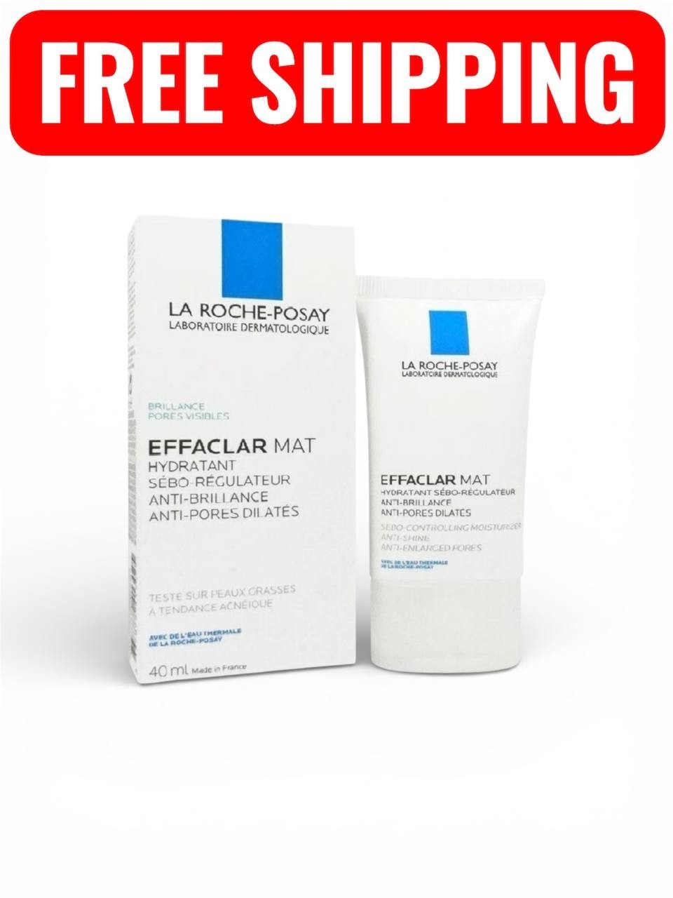 Effaclar Mat Mattifying Moisturizer 40ml | Oil-Control Face Lotion