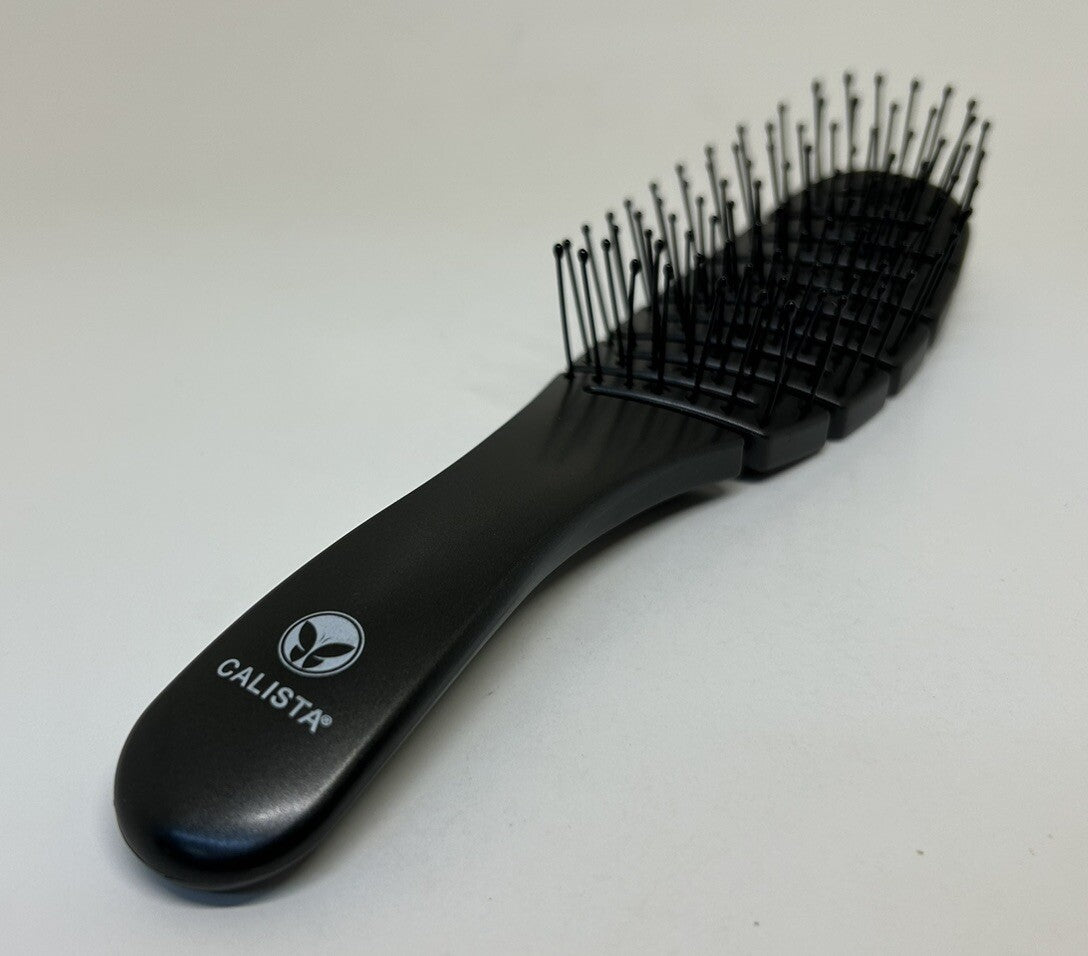 Flexible Detangling Hair Brush for Wet & Dry Hair - Lightweight Black