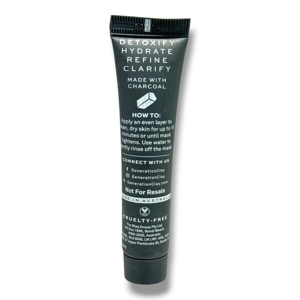 Detoxifying Charcoal Clay Mask 15ml